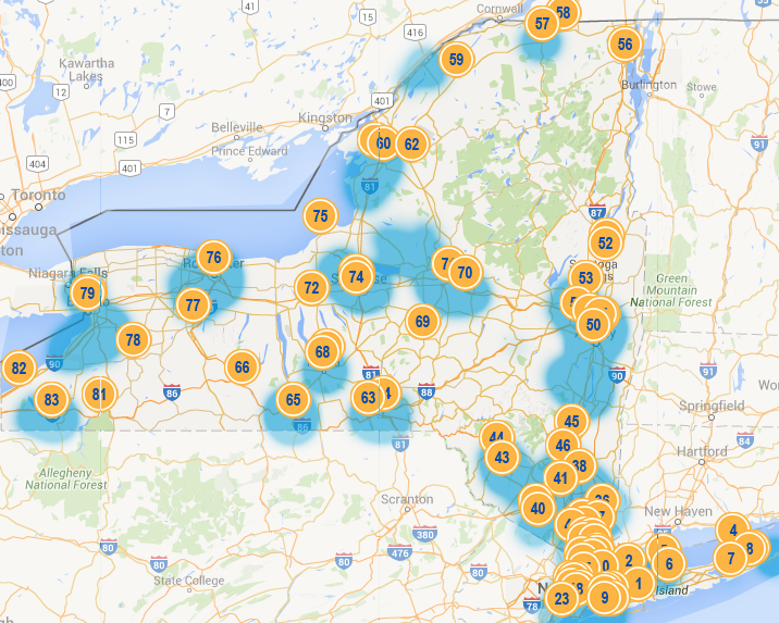 NY Prize Zone Map