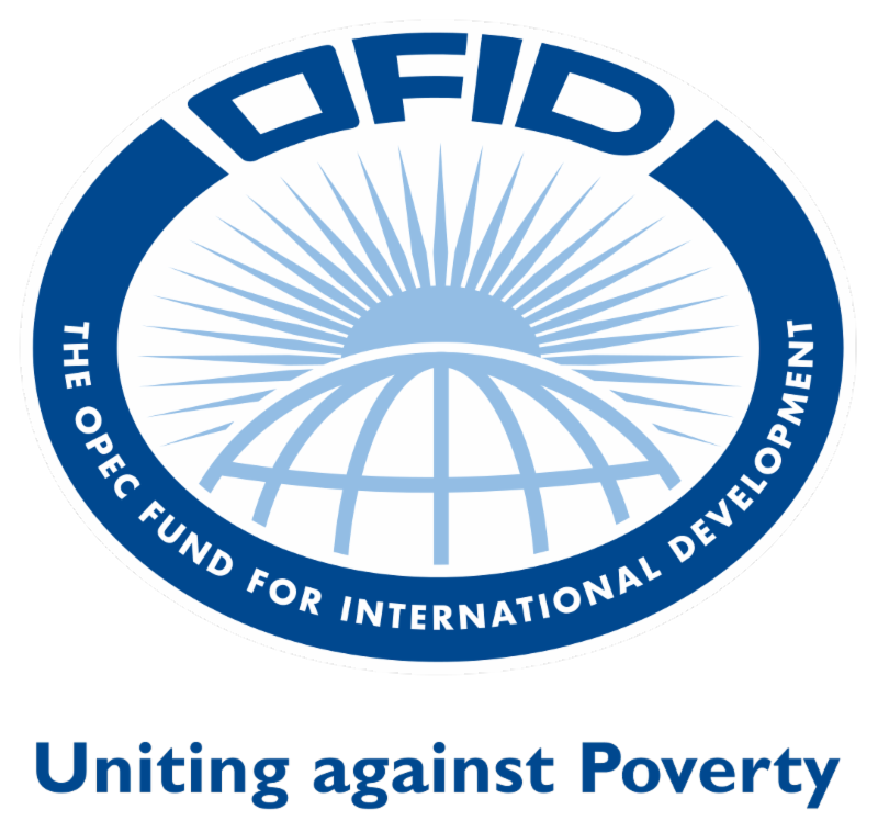 OFID (OPEC Fund for International Development) logo with motto "Uniting against poverty"