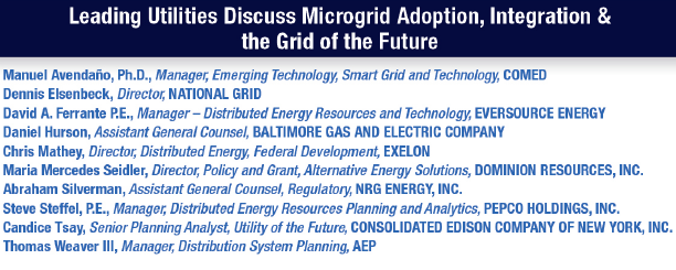 Leading Utilities discuss microgrid adoption, integration and the grid of the future